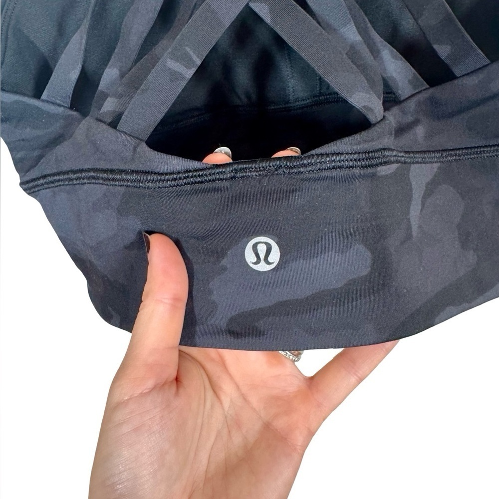 Lululemon Free To Be Moved BraIn Incognito Camo Multi Grey W2BJAS - Picture 7 of 8
